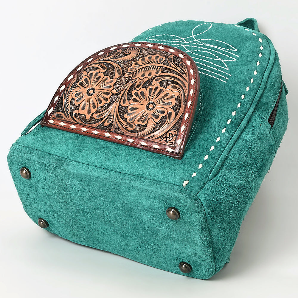 American Darling Backpack Hand Tooled Genuine Leather