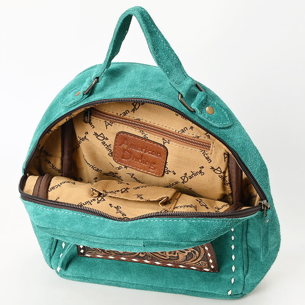 American Darling Backpack Hand Tooled Genuine Leather