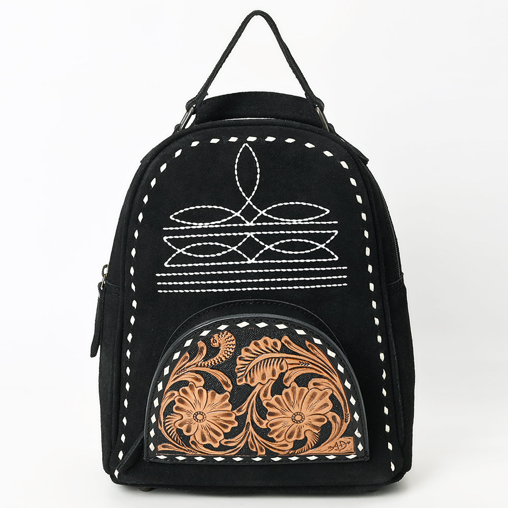 American Darling Backpack Hand Tooled Genuine Leather
