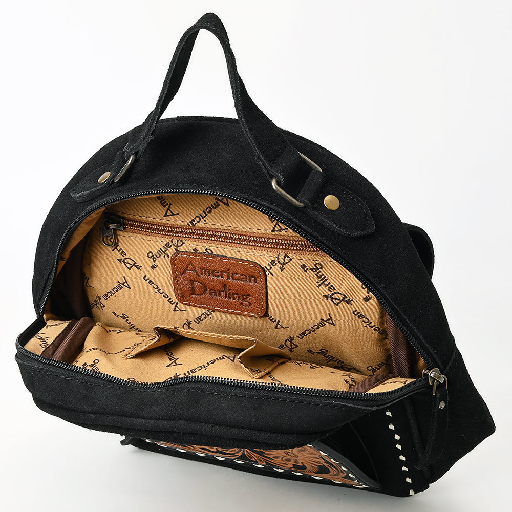 American Darling Backpack Hand Tooled Genuine Leather