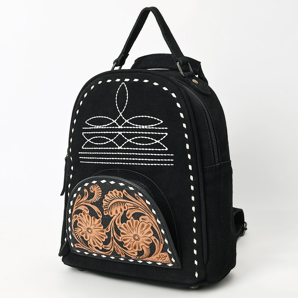 American Darling Backpack Hand Tooled Genuine Leather