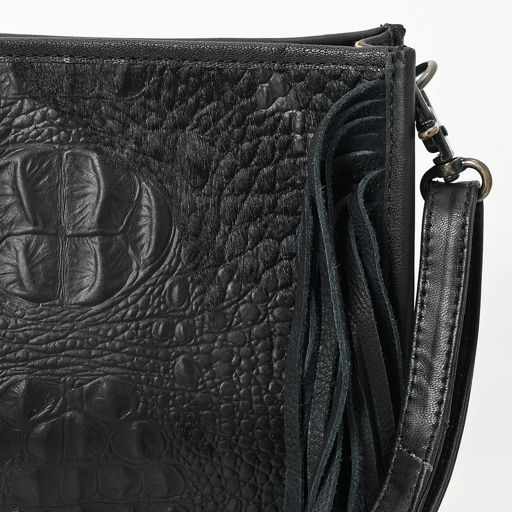 American Darling Cross Body Crocodile Embossed Full Grain Genuine Leather Western Women Bag Handbag Purse Crossbody for Cute