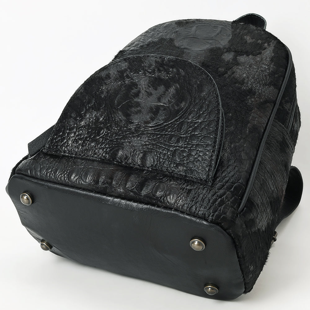 American Darling Backpack Crocodile Embossed Genuine Leather