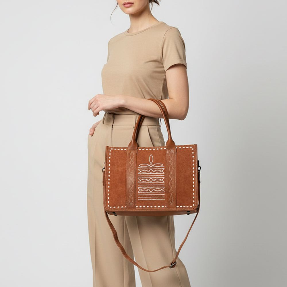 American Darling Tote Full Grain Genuine Leather Western Women Bag Handbag Purse | Travel Bags College Casual