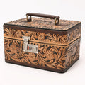 American Darling Hand Curved Genuine Leather Jewelry Case Bag