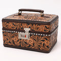American Darling Hand Curved Genuine Leather Jewelry Case Bag