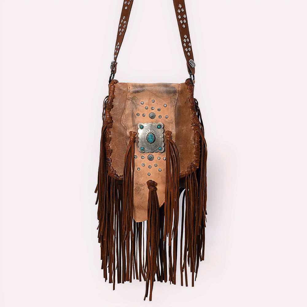 American Darling Genuine Leather Crossbody Bag