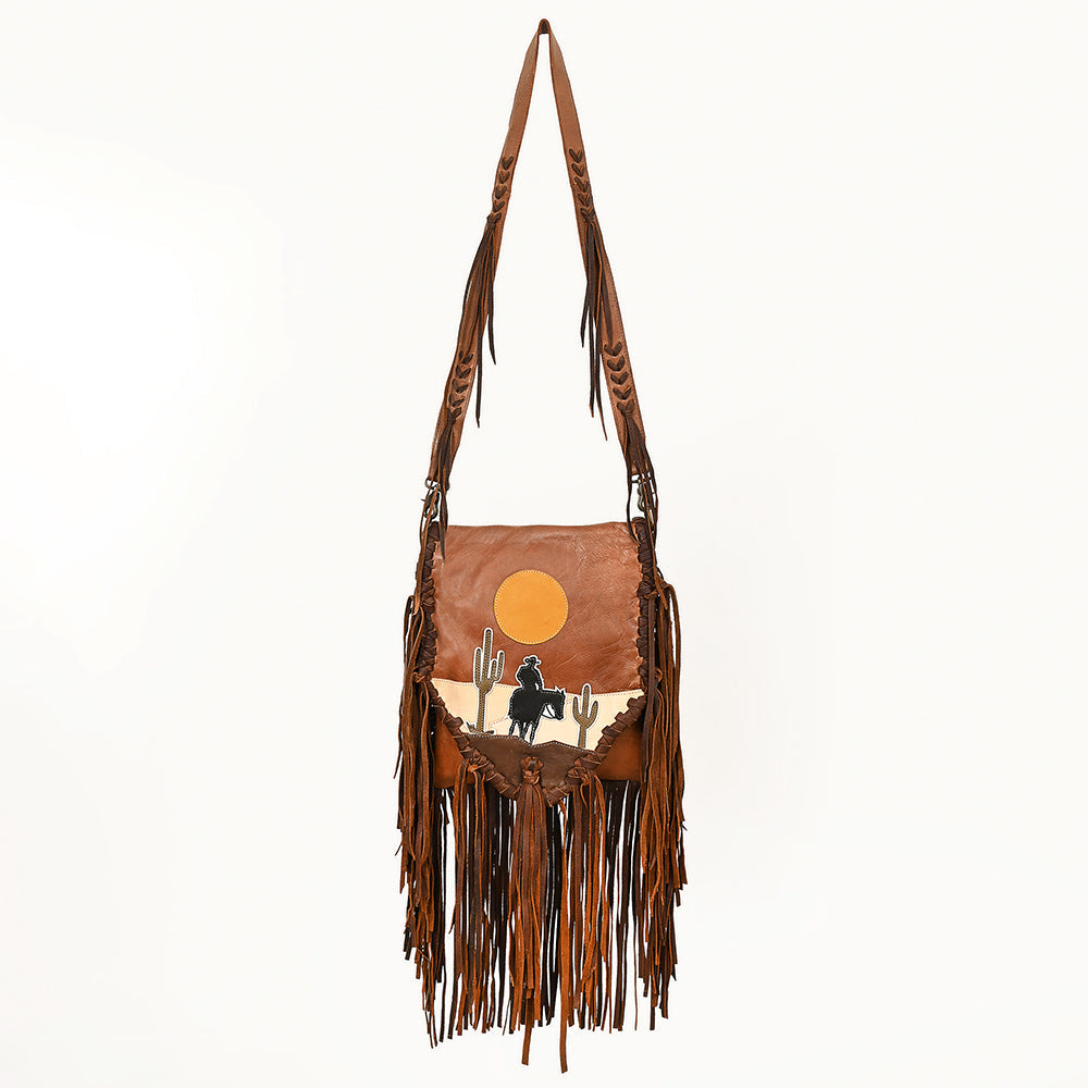 American Darling Messenger Genuine Leather Women Bag Western Handbag Purse | for Cute