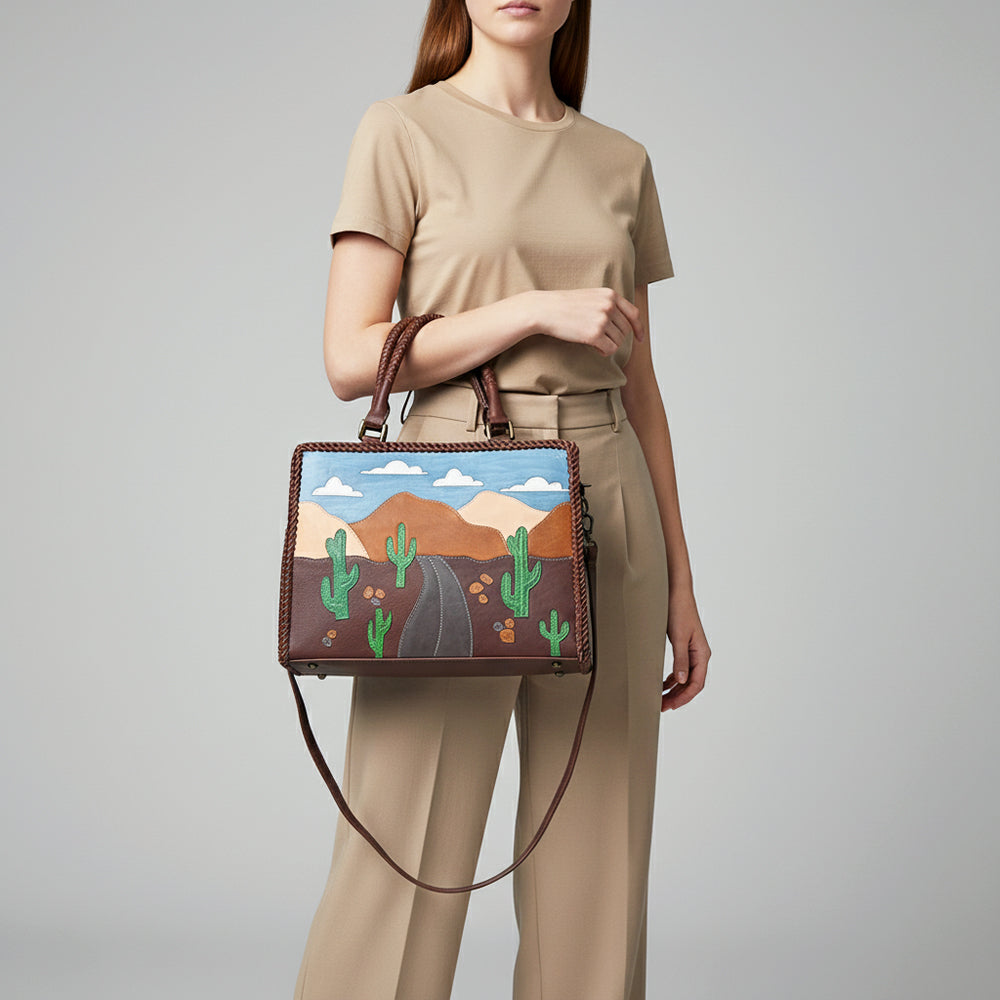 American Darling Tote Genuine Leather Women Bag Western Handbag Purse | Travel Bags College Casual