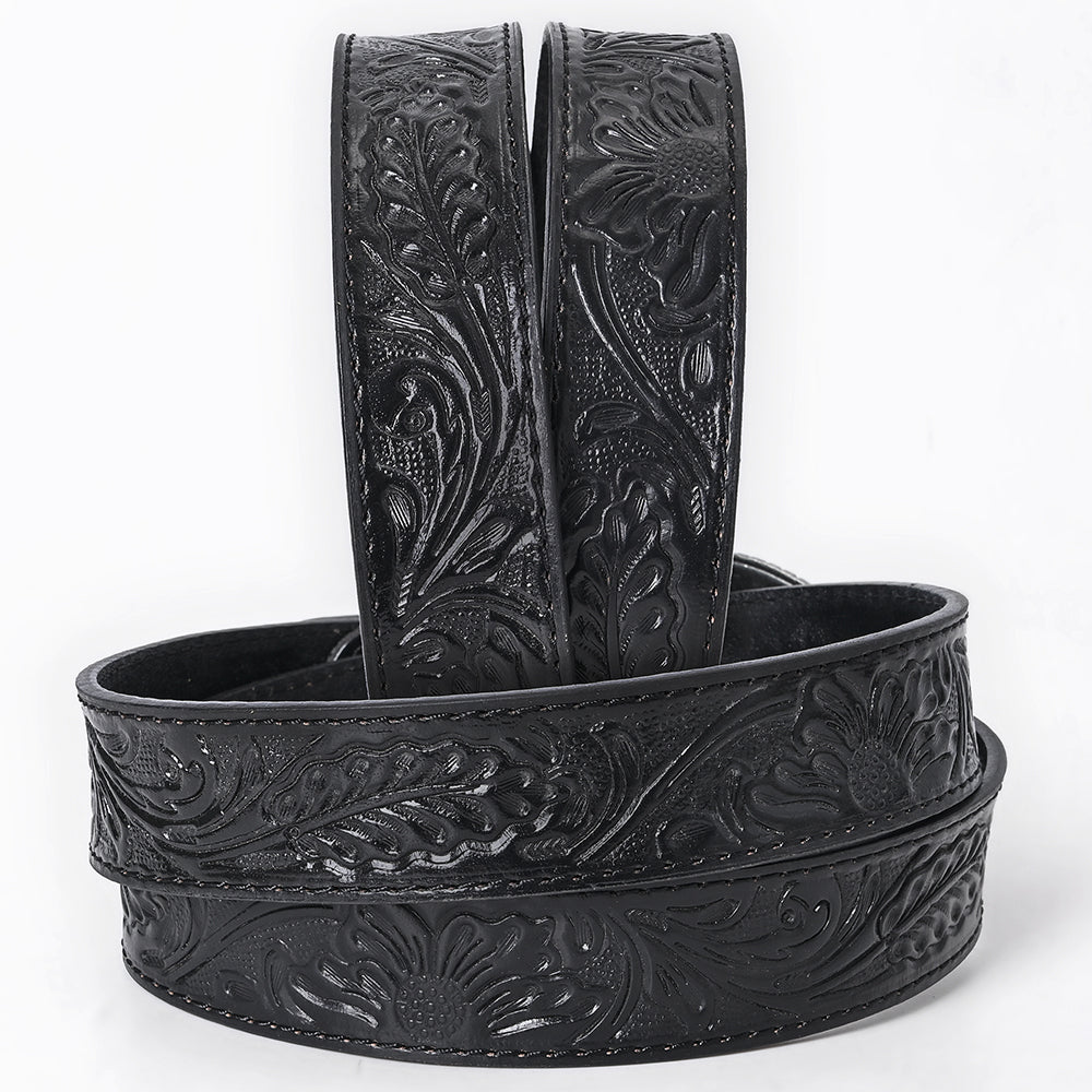 American Darling Belt Beautifully Hand Tooled Leather Unisex | Western Handcrafted