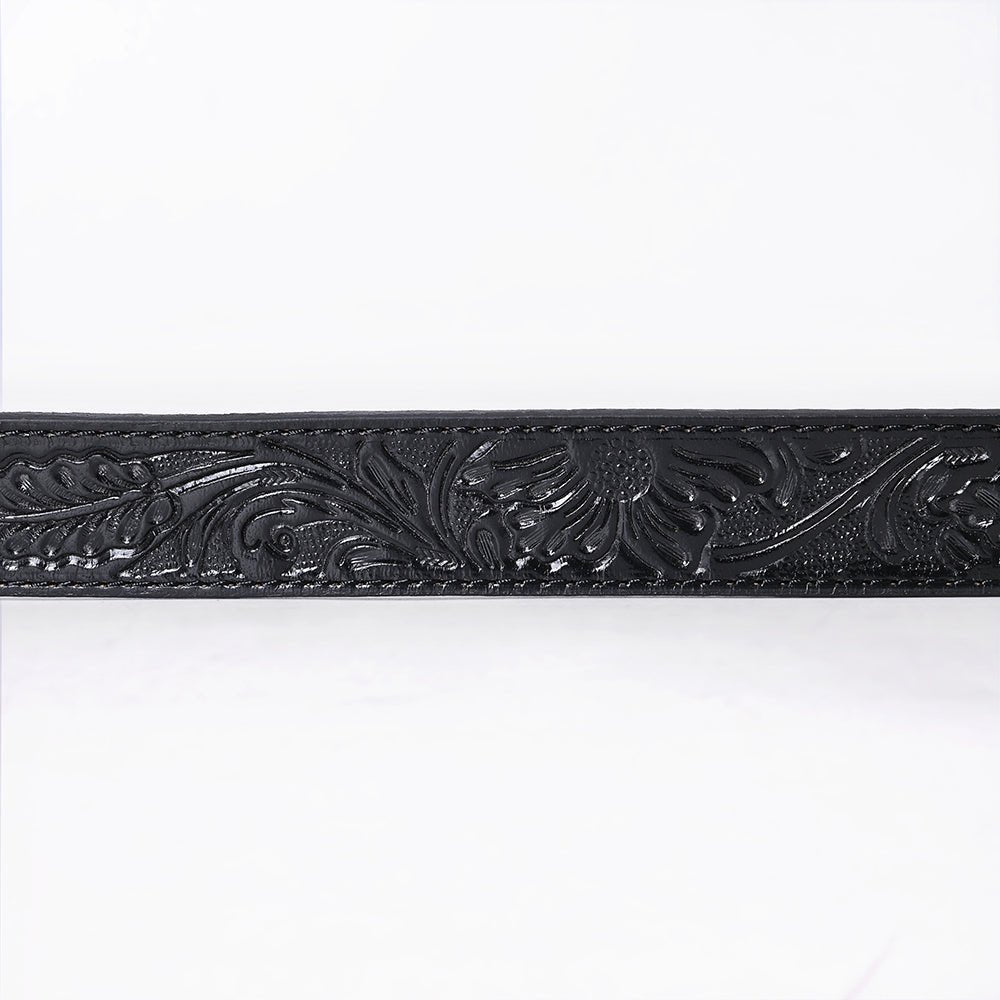 American Darling Belt Beautifully Hand Tooled Leather Unisex | Western Handcrafted
