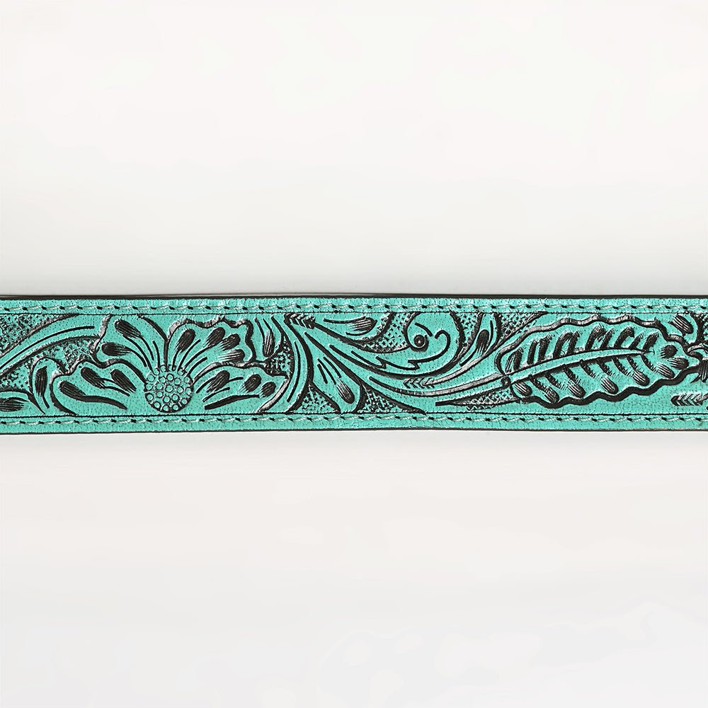 American Darling Belt Beautifully Hand Tooled Leather Unisex | Western Handcrafted