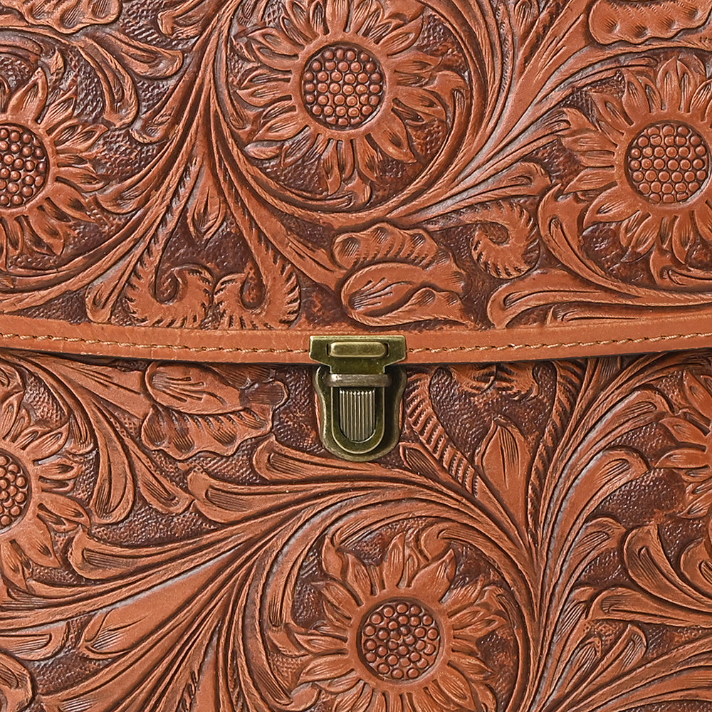 American Darling Tote Hand Tooled Genuine Leather Women Bag Western Handbag Purse | Travel Bags
