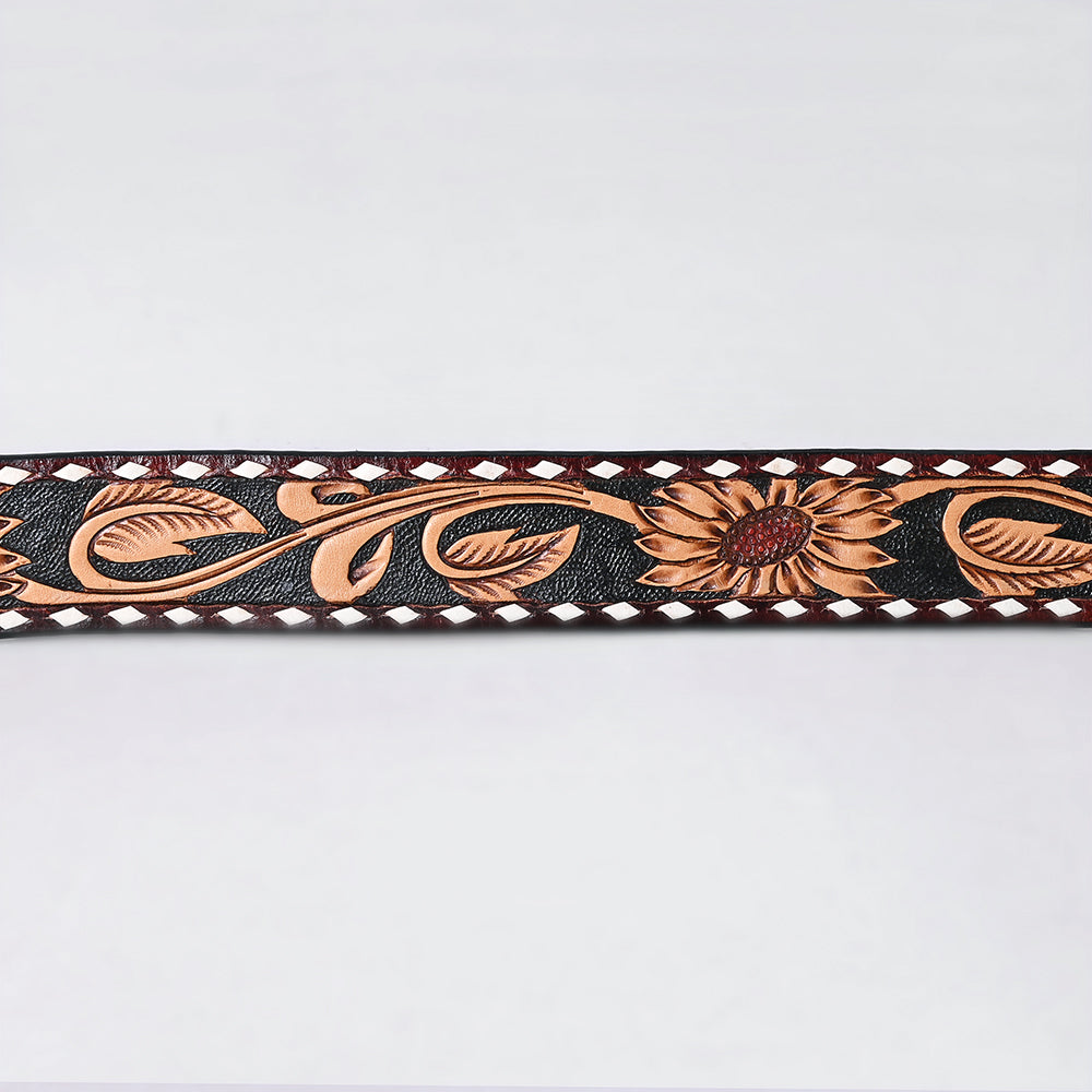 American Darling Beautifully Hand tooled Leather Unisex Belt| Western Belt | Handcrafted