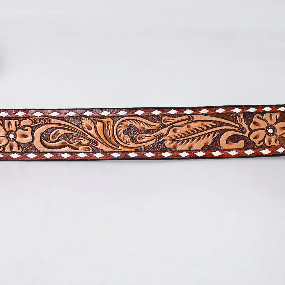 American Darling Beautifully Hand tooled Leather Unisex Belt| Western Belt | Handcrafted