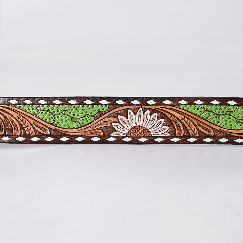 American Darling Beautifully Hand tooled Leather Unisex Belt| Western Belt | Handcrafted