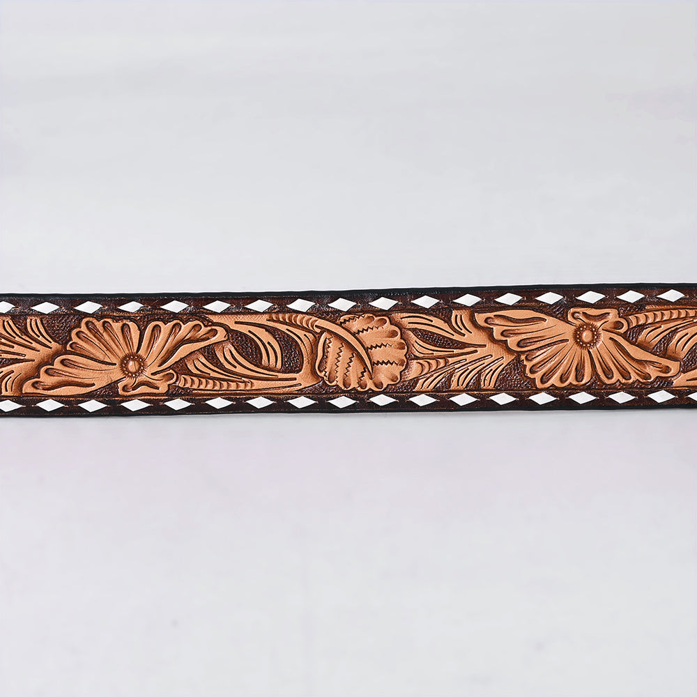 American Darling Beautifully Hand tooled Leather Unisex Belt| Western Belt | Handcrafted