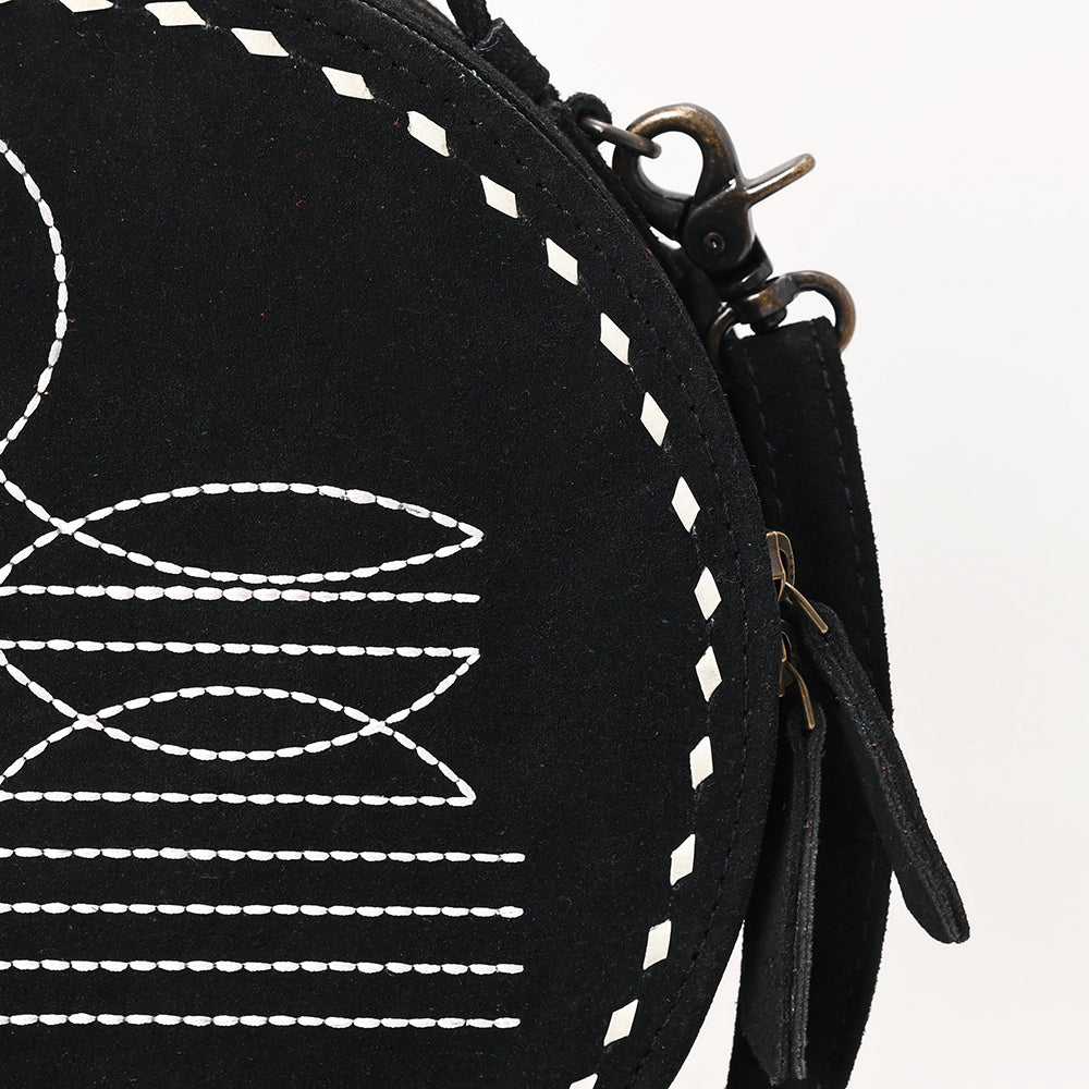 American Darling Canteen Genuine Suede Leather