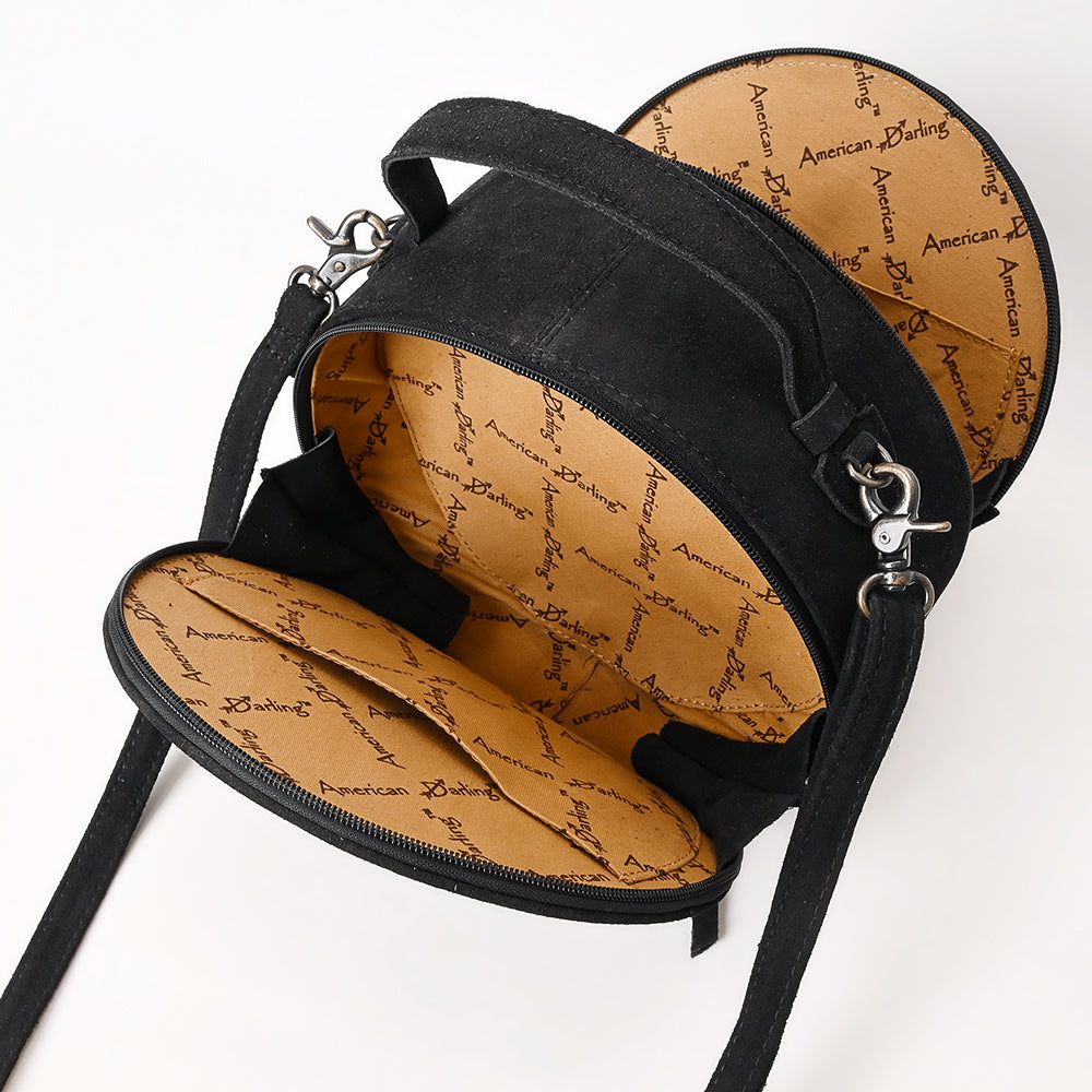 American Darling Canteen Genuine Suede Leather