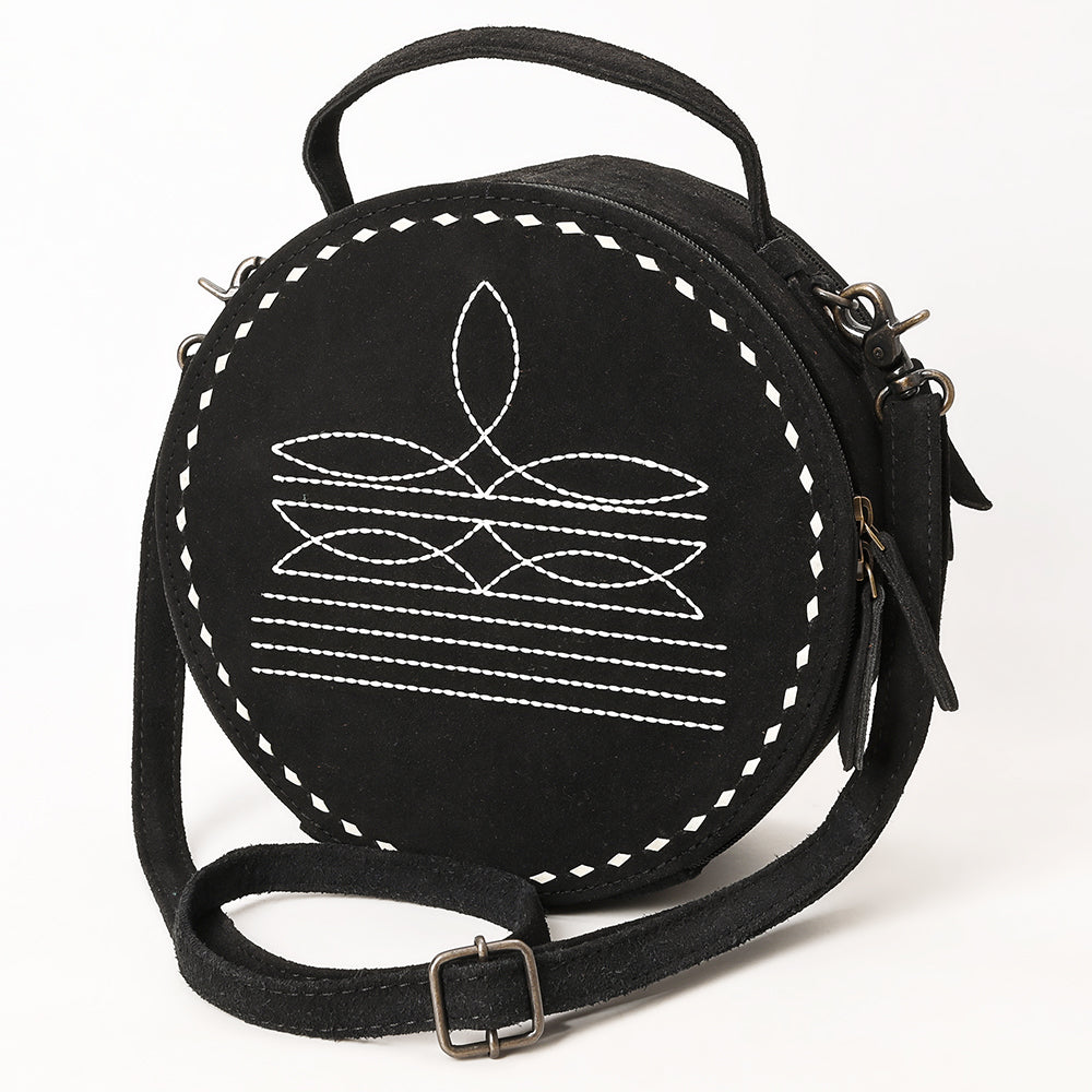 American Darling Canteen Genuine Suede Leather