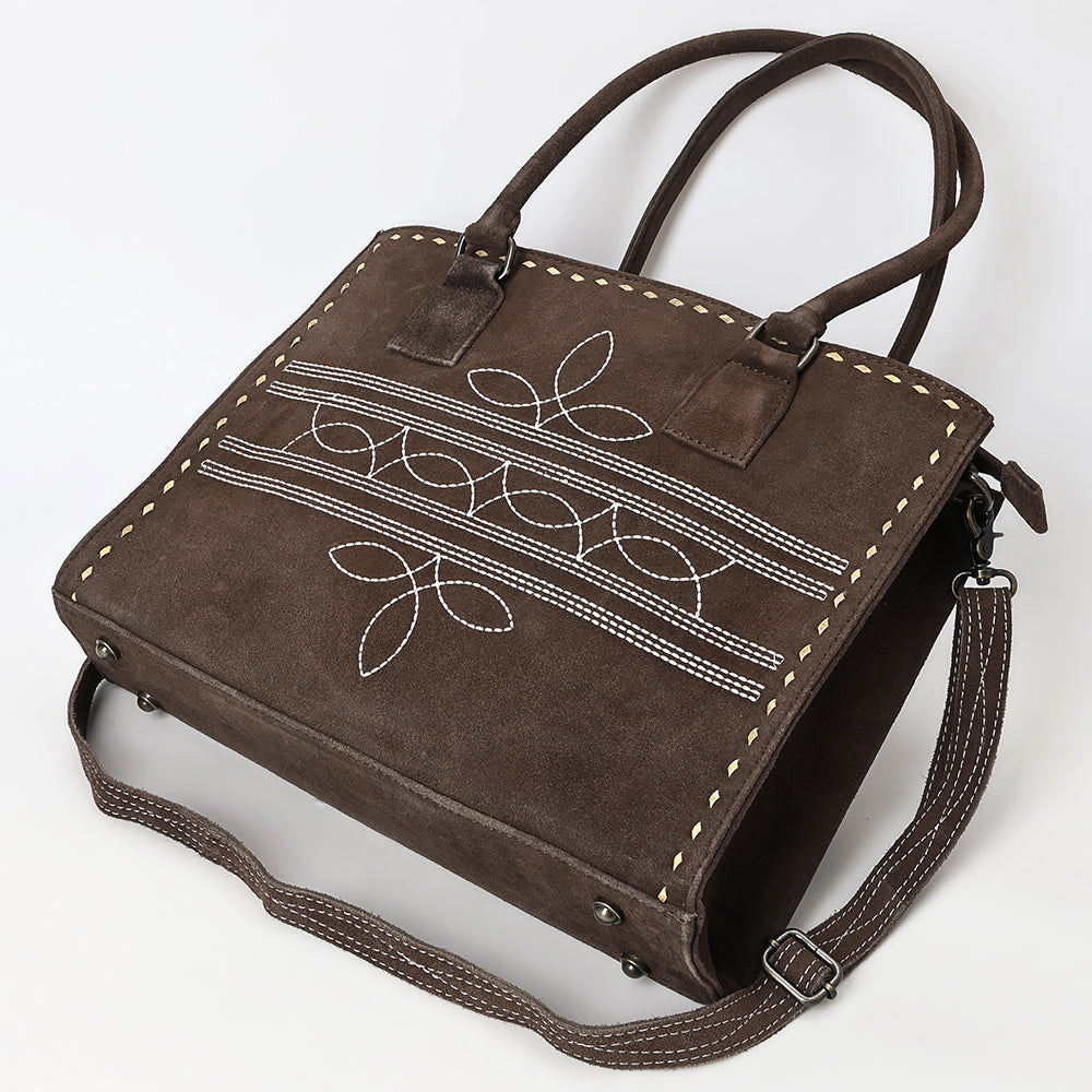 American Darling Tote Genuine Suede Leather