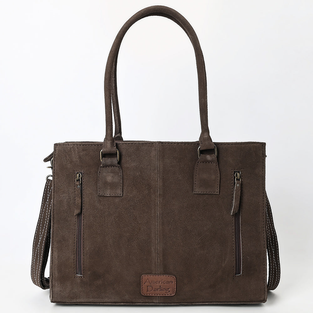 American Darling Tote Genuine Suede Leather