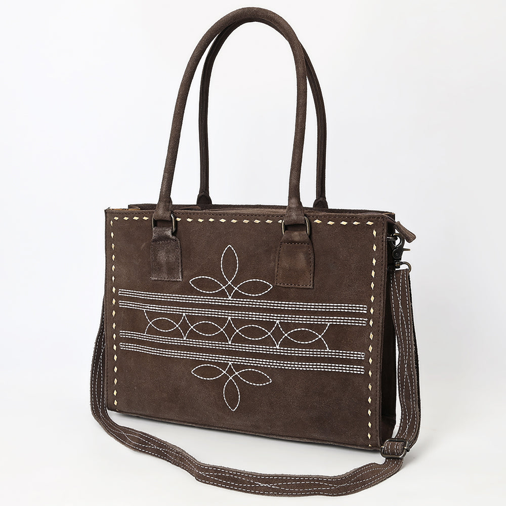 American Darling Tote Genuine Suede Leather