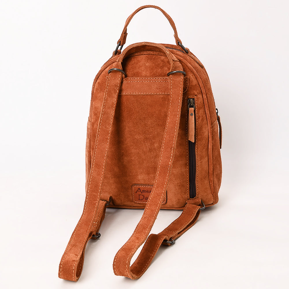 American Darling Backpack Hand Tooled Genuine Leather
