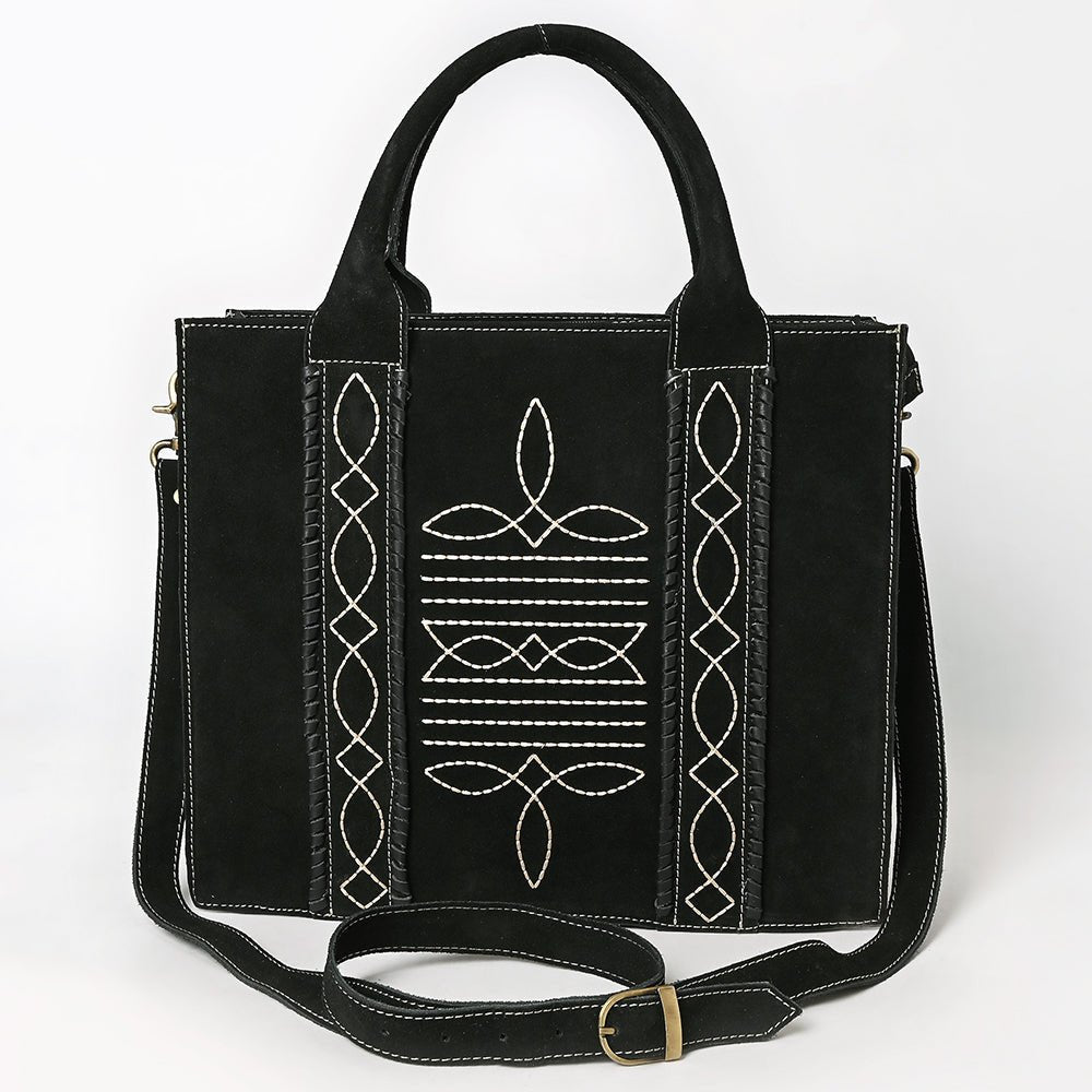 American Darling Tote Genuine Suede Leather