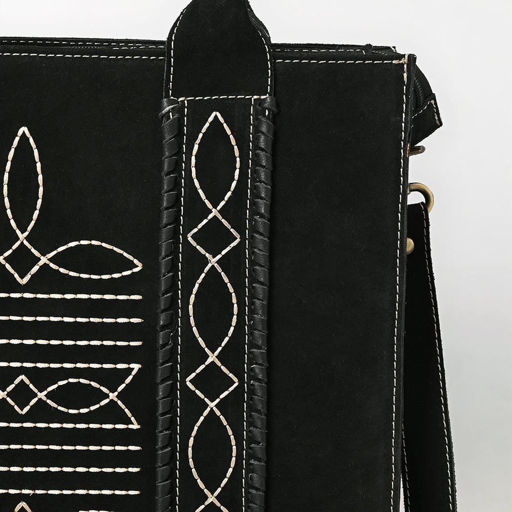 American Darling Tote Genuine Suede Leather