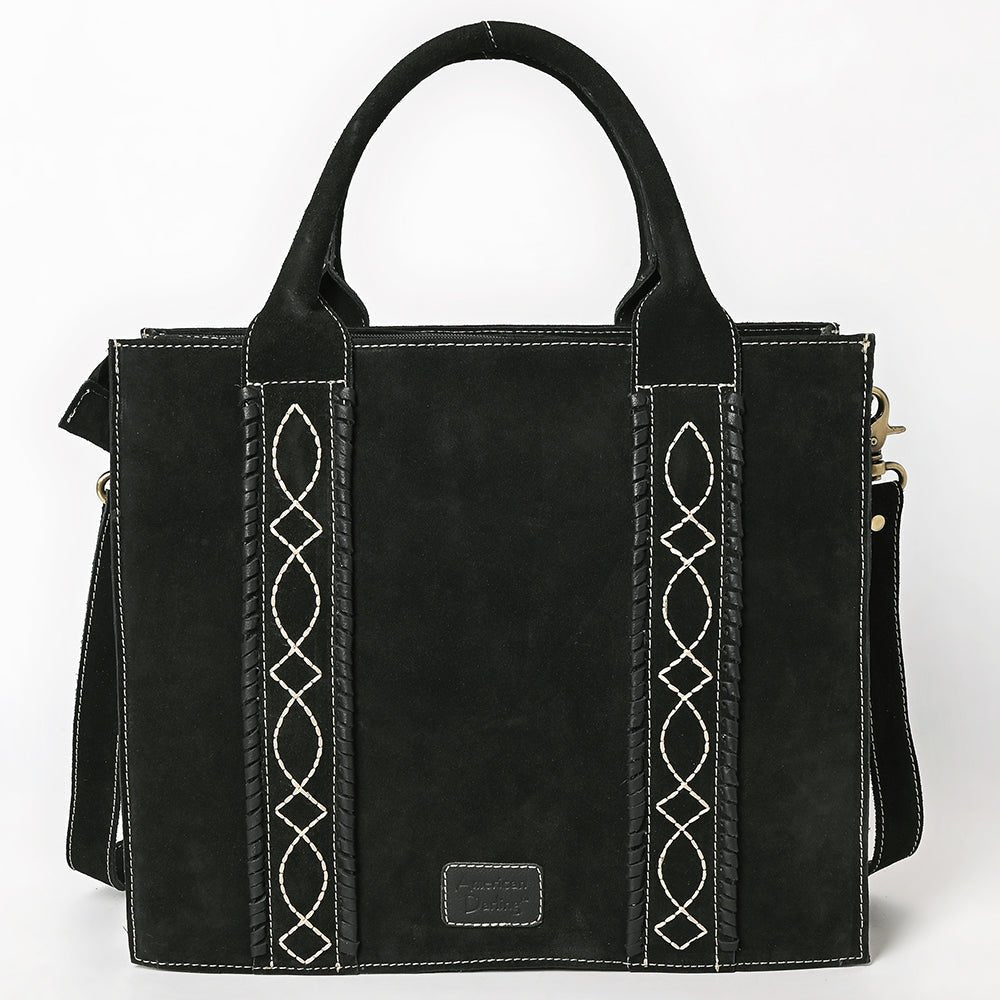American Darling Tote Genuine Suede Leather