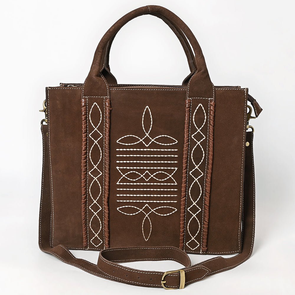 American Darling Tote Genuine Suede Leather