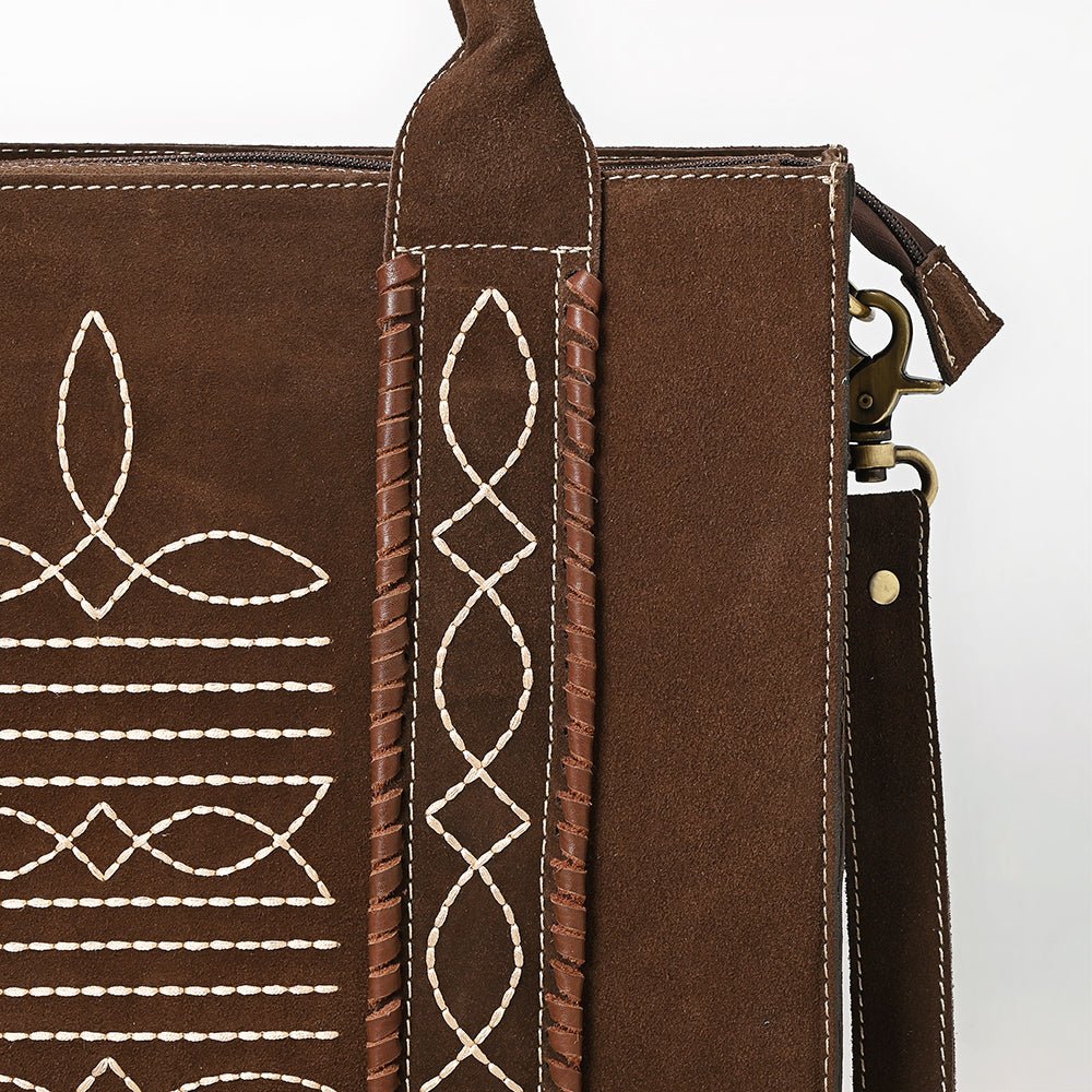 American Darling Tote Genuine Suede Leather