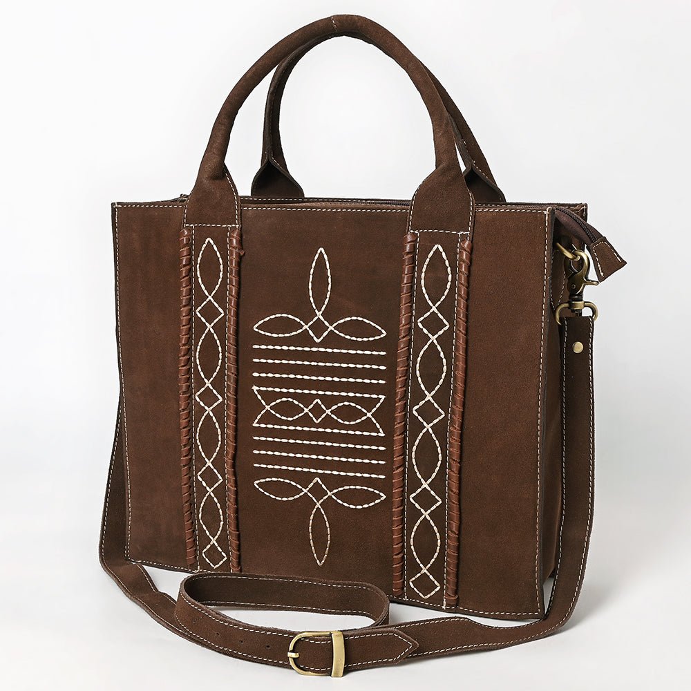 American Darling Tote Genuine Suede Leather