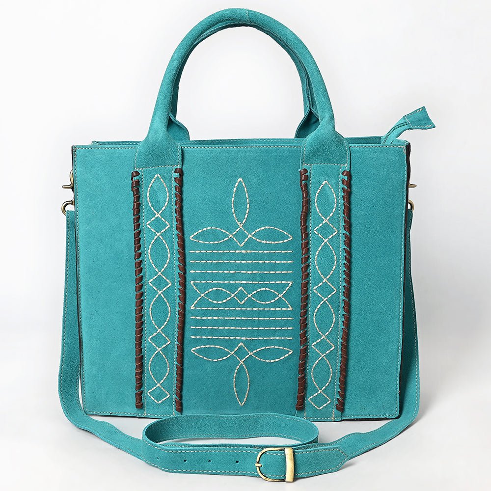 American Darling Tote Genuine Suede Leather
