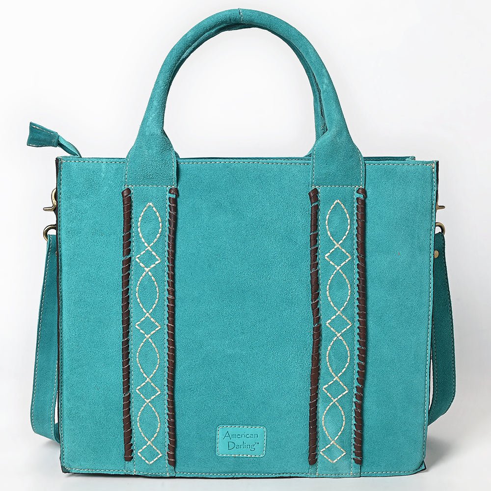 American Darling Tote Genuine Suede Leather
