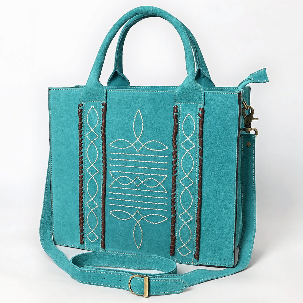 American Darling Tote Genuine Suede Leather