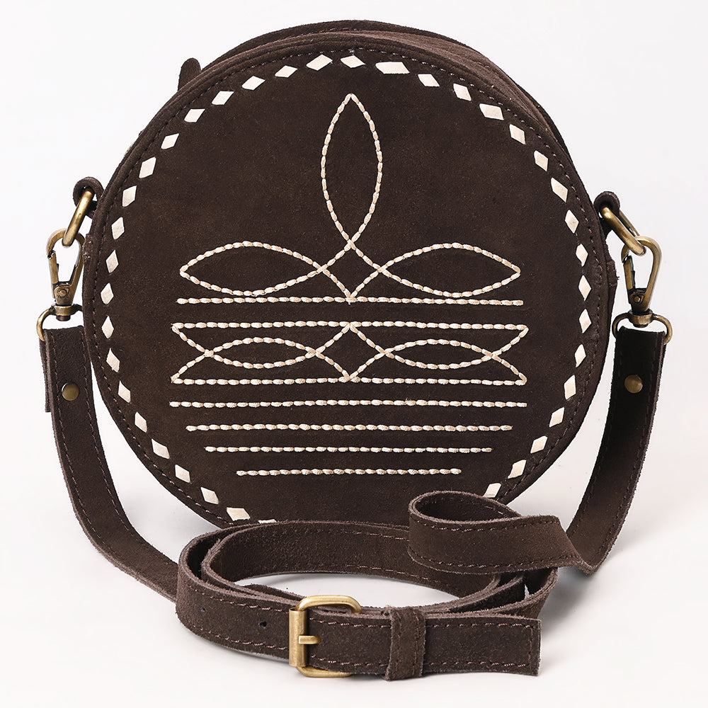 American Darling Canteen Genuine Suede Leather