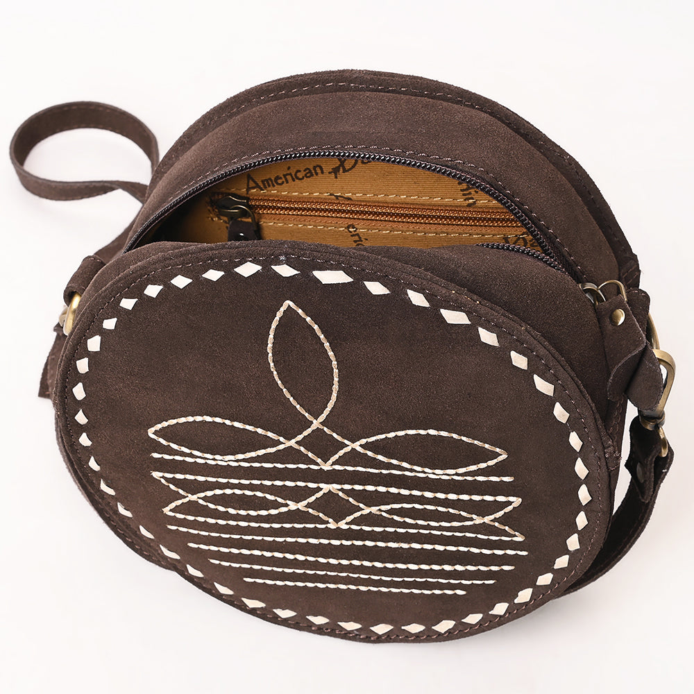 American Darling Canteen Genuine Suede Leather