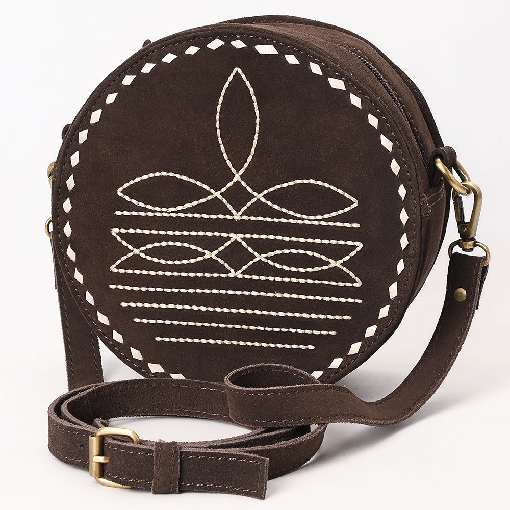 American Darling Canteen Genuine Suede Leather