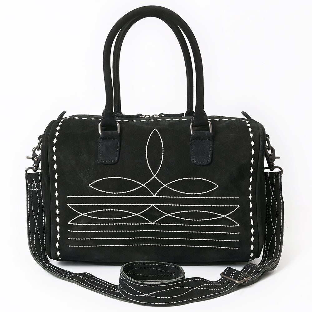 American Darling Tooled Leather Western Travel Duffel Bag