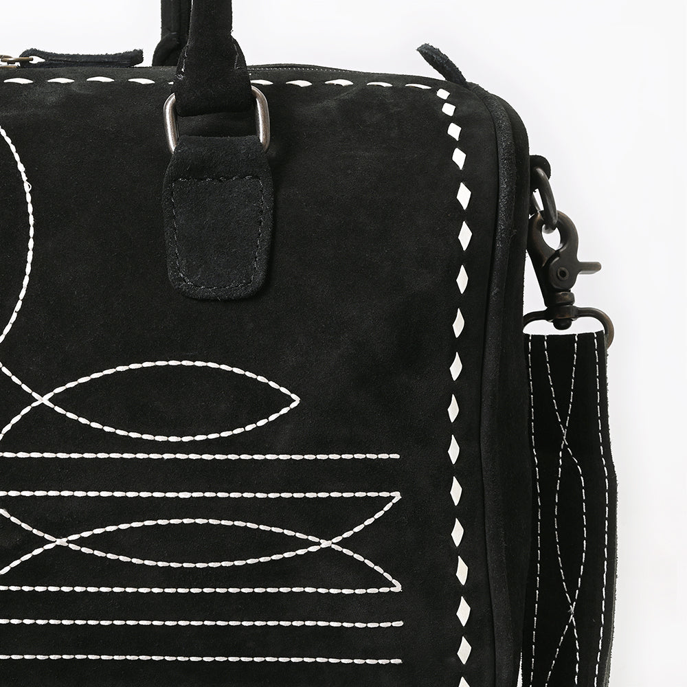 American Darling Tooled Leather Western Travel Duffel Bag