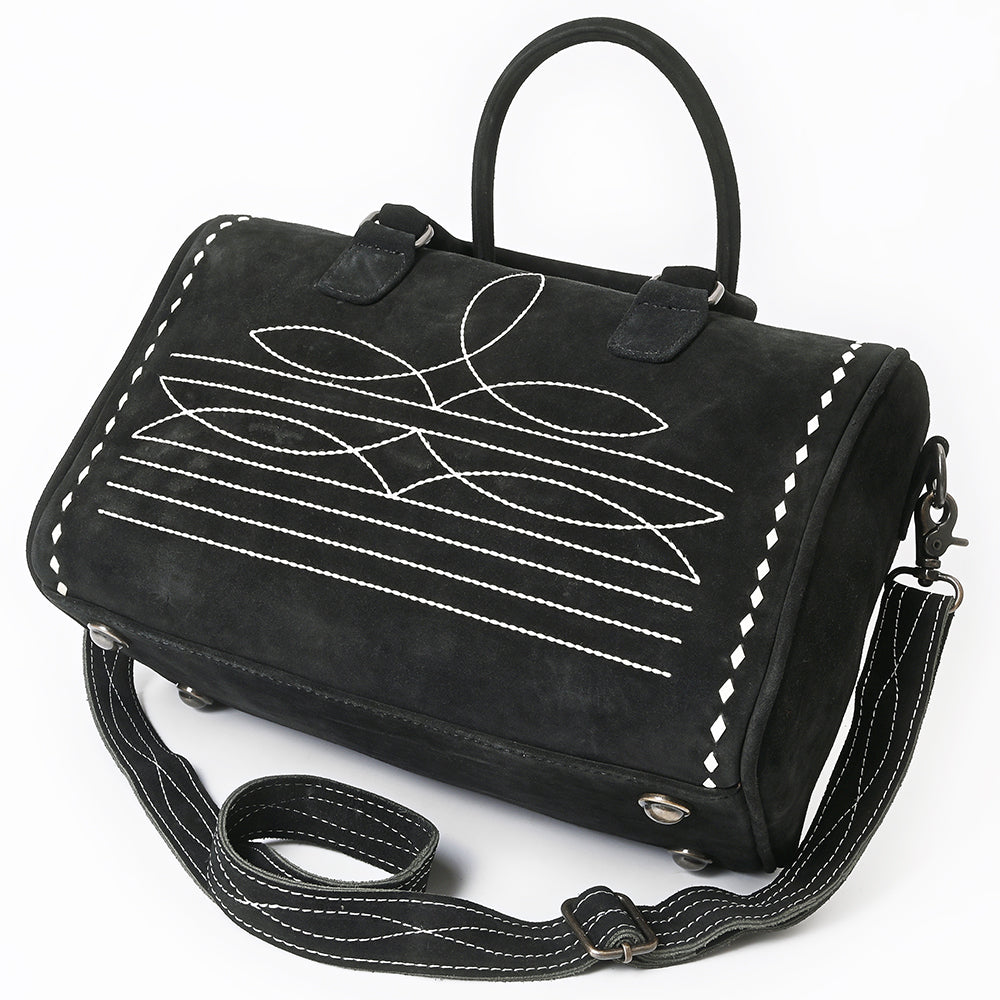 American Darling Tooled Leather Western Travel Duffel Bag
