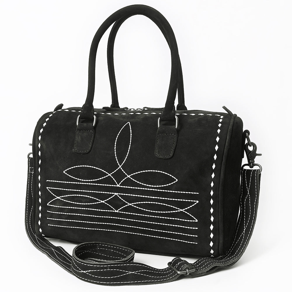 American Darling Tooled Leather Western Travel Duffel Bag