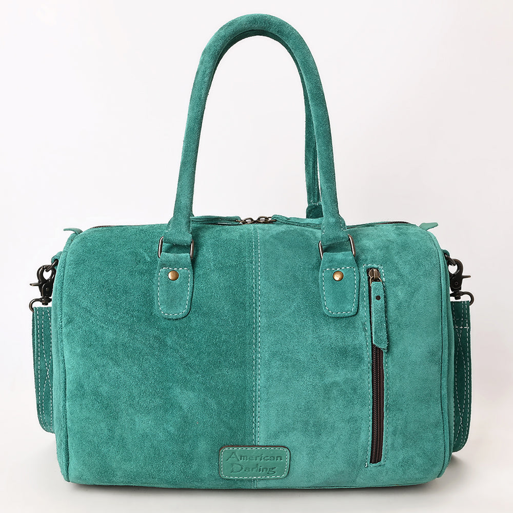American Darling Tooled Leather Western Travel Duffel Bag