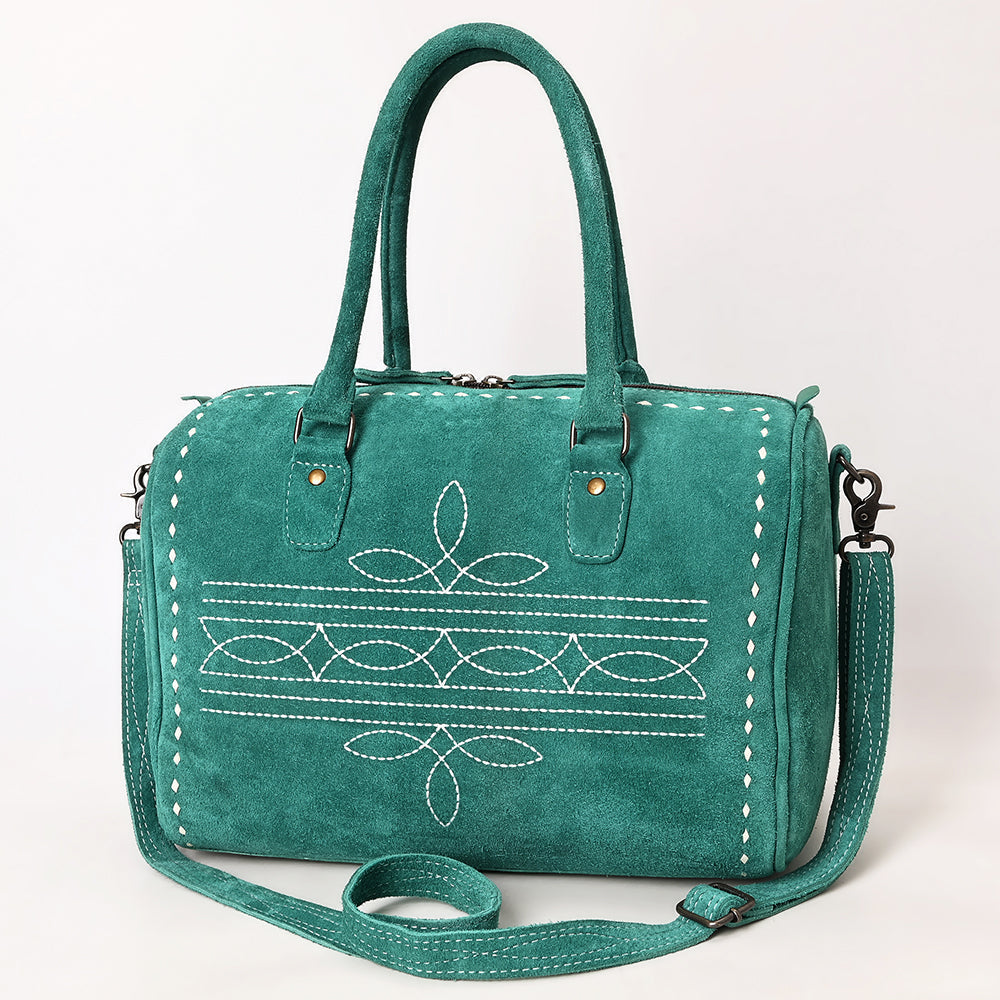 American Darling Tooled Leather Western Travel Duffel Bag