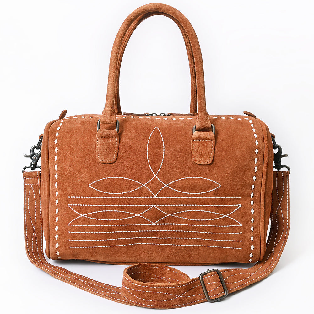 American Darling Tooled Leather Western Travel Duffel Bag