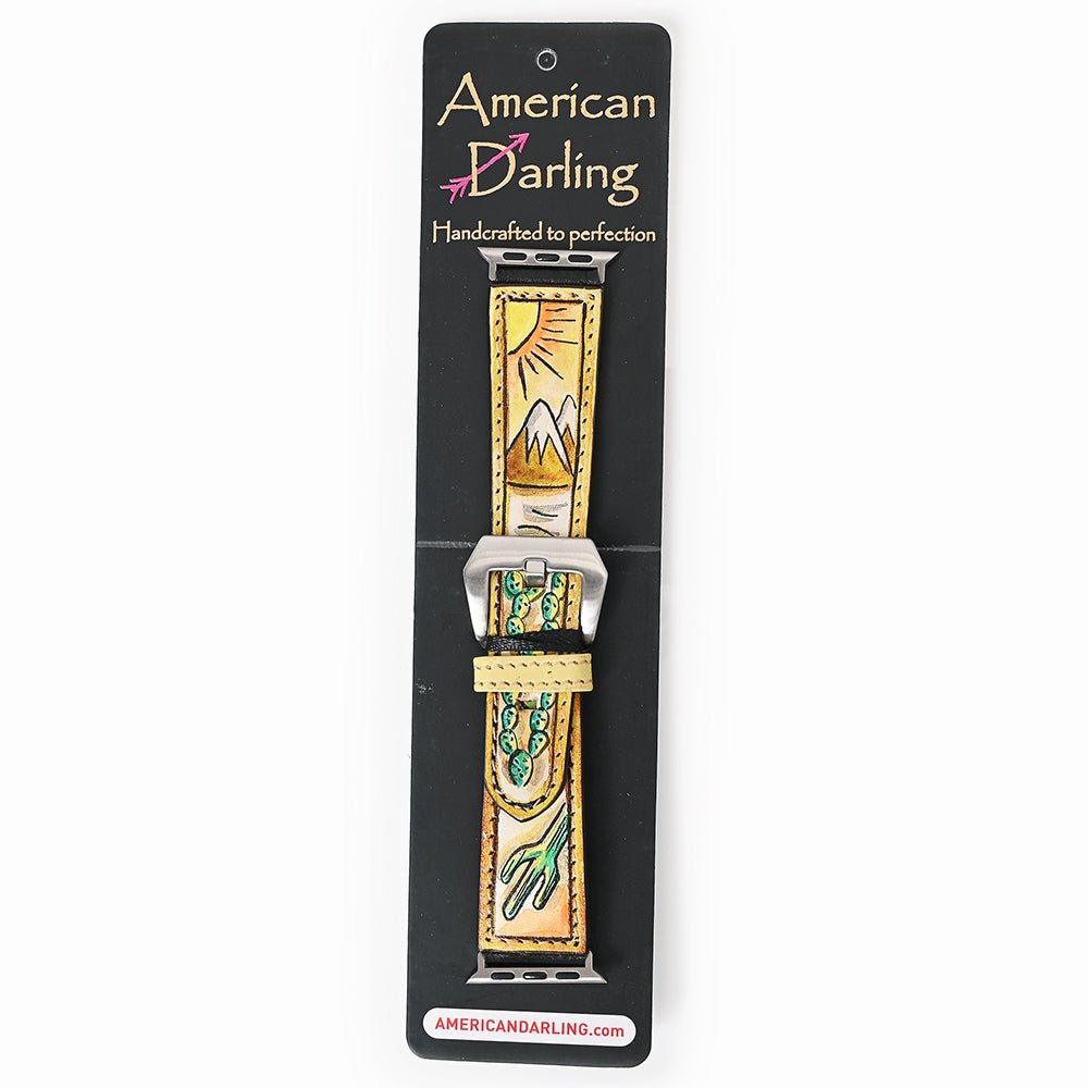 American Darling Beautifully Genuine Leather I watch by Hilason – Cowboy and equestrian accessories