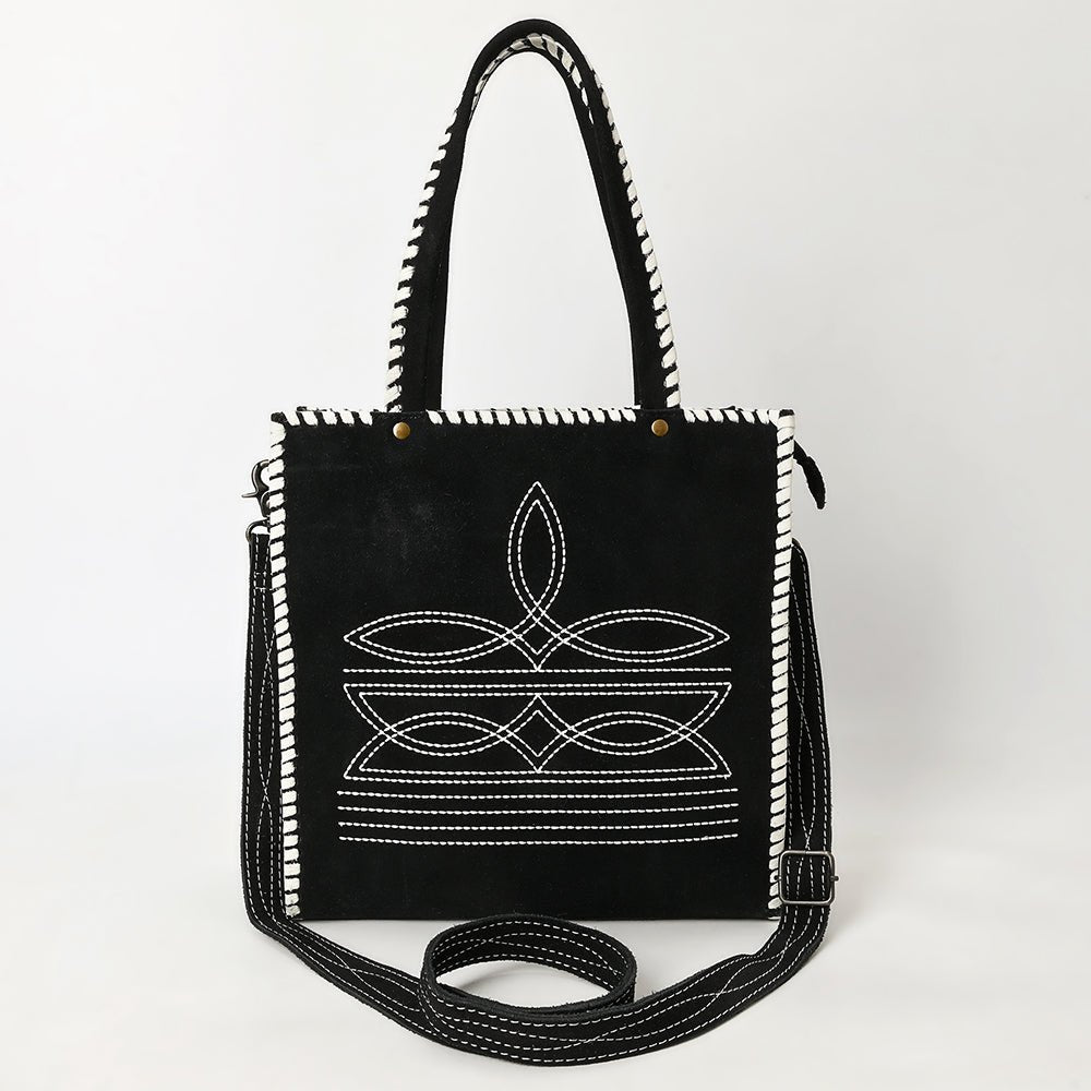 American Darling Tote Genuine Suede Leather