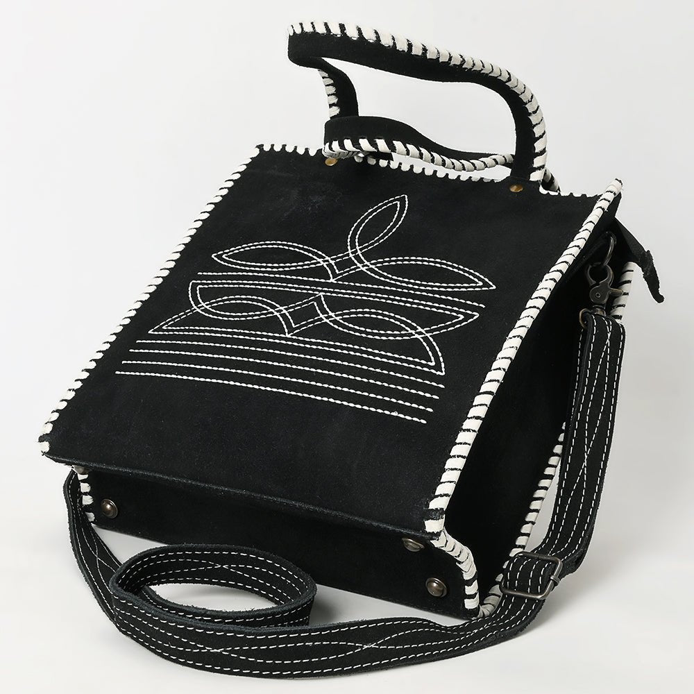 American Darling Tote Genuine Suede Leather